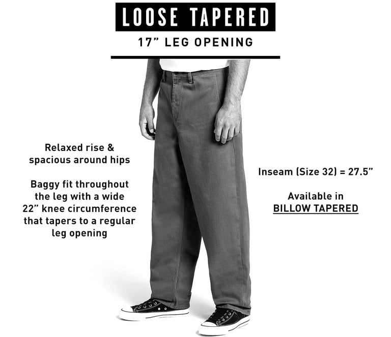 loose tapered