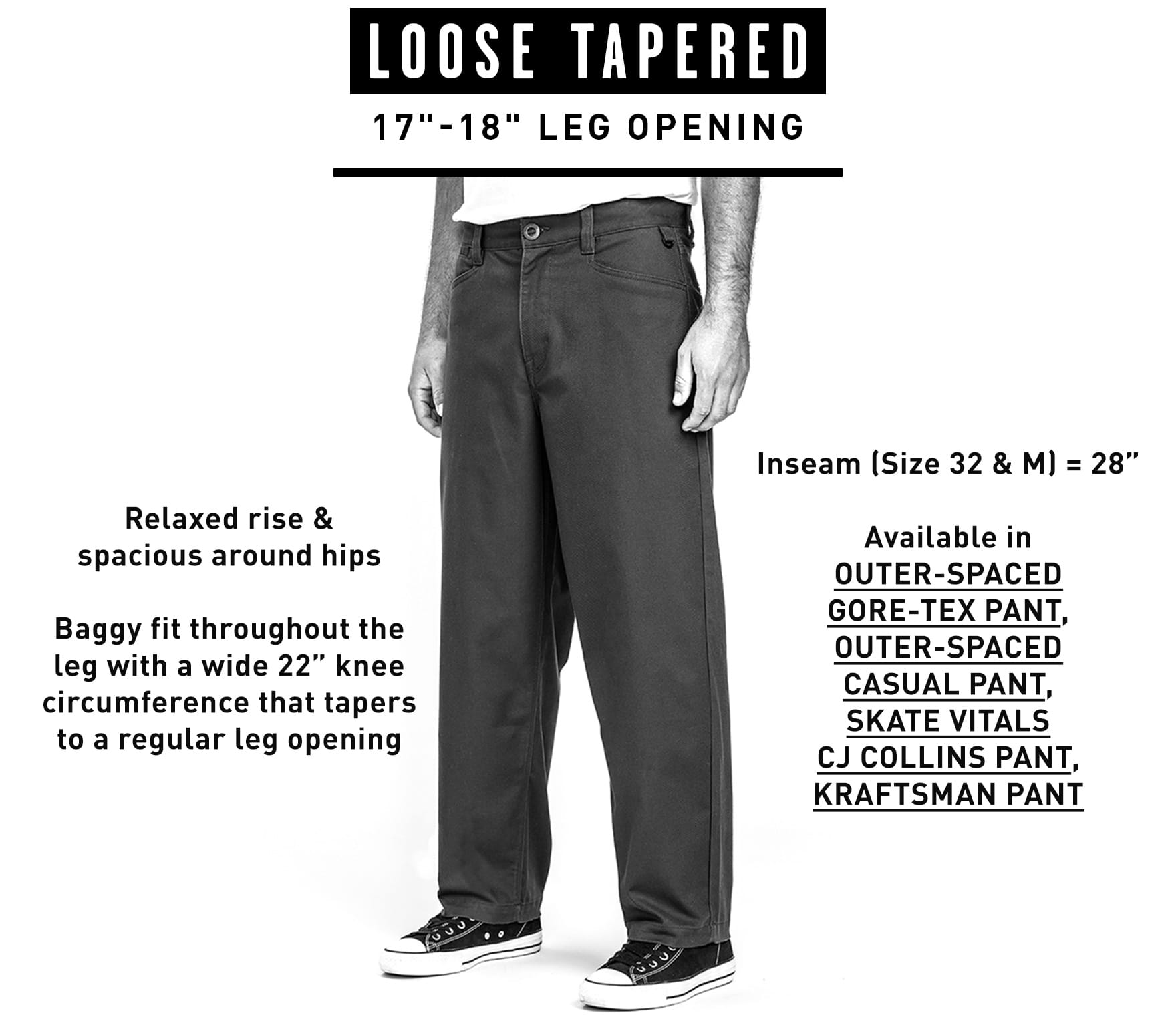 loose tapered